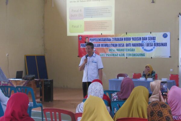 PENYULUHAN GERAKAN DESA BERSIH NARKOBA DESA WANUTENGAH KECAMATAN PARAKAN