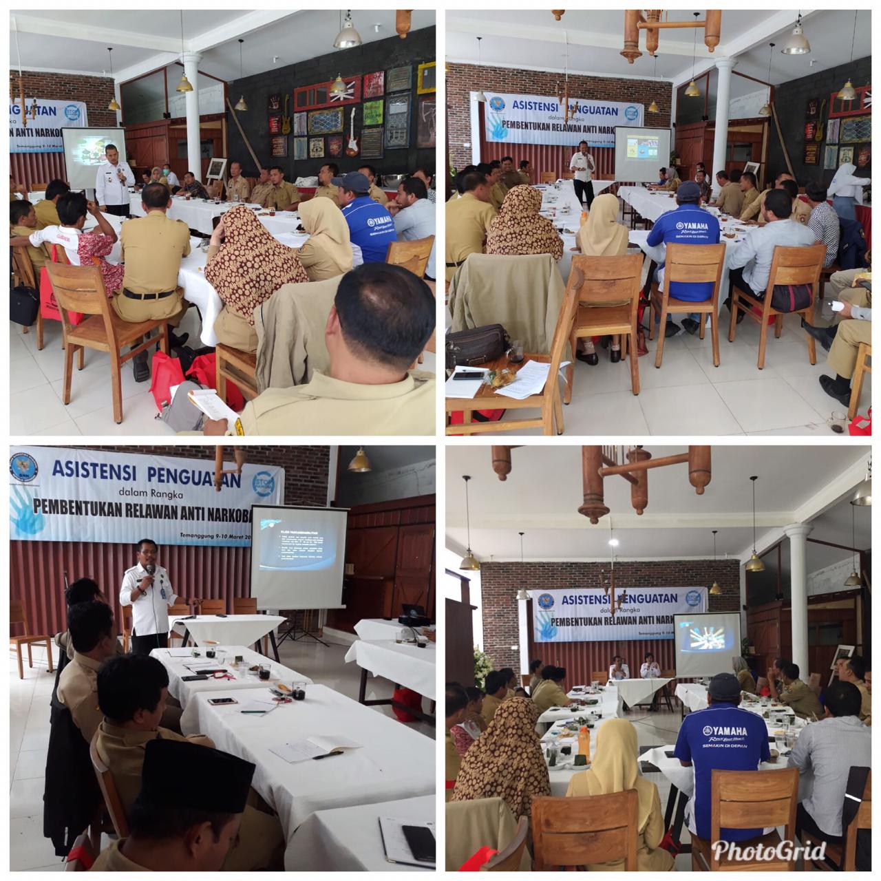 Asistensi Penguatan dalam rangka Pembentukan Relawan Anti Narkoba BNN Kabupaten Teamnggung Asistensi Penguatan dalam rangka Pembentukan Relawan Anti Narkoba BNN Kabupaten Teamnggung