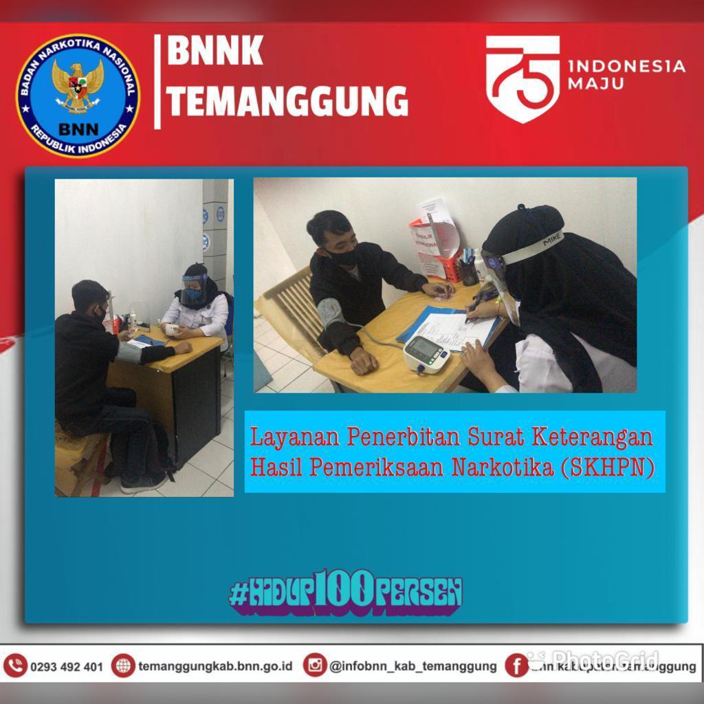 Layanan Penerbitan Surat Keterangan Hasil Pemeriksaan Narkoba (SKHPN) Layanan Penerbitan Surat Keterangan Hasil Pemeriksaan Narkoba (SKHPN)