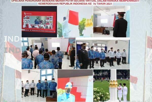 KEGIATAN UPACARA PERINGATAN KE 76 DETIK – DETIK PROKLAMASI KEMERDEKAAN REPUBLIK INDONESIA SECARA VIRTUAL