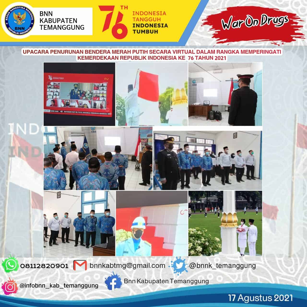 KEGIATAN UPACARA PERINGATAN KE 76 DETIK - DETIK PROKLAMASI KEMERDEKAAN REPUBLIK INDONESIA SECARA VIRTUAL KEGIATAN UPACARA PERINGATAN KE 76 DETIK – DETIK PROKLAMASI KEMERDEKAAN REPUBLIK INDONESIA SECARA VIRTUAL