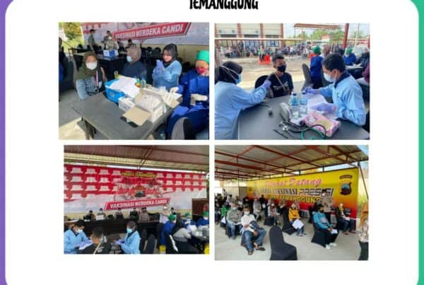 Bantuan Tim Vaksinator BNN Kabupaten Temanggung