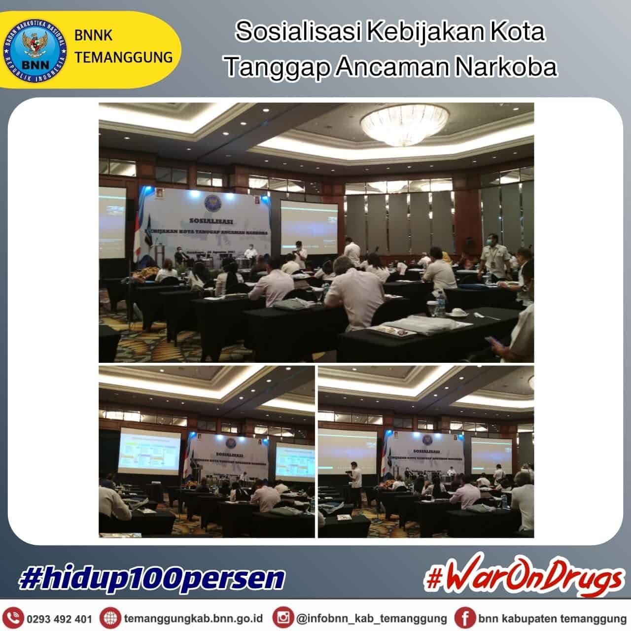Sosialisasi Kebijakan Kota Tanggap Ancaman Narkoba (KOTAN) Konsep Otomatis