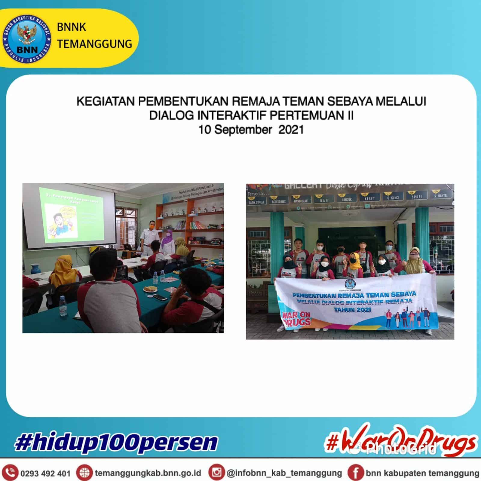 KEGIATAN PEMBENTUKAN REMAJA TEMAN SEBAYA MELALUI DIALOG INTERAKTIF PERTEMUAN II KEGIATAN PEMBENTUKAN REMAJA TEMAN SEBAYA MELALUI DIALOG INTERAKTIF PERTEMUAN II