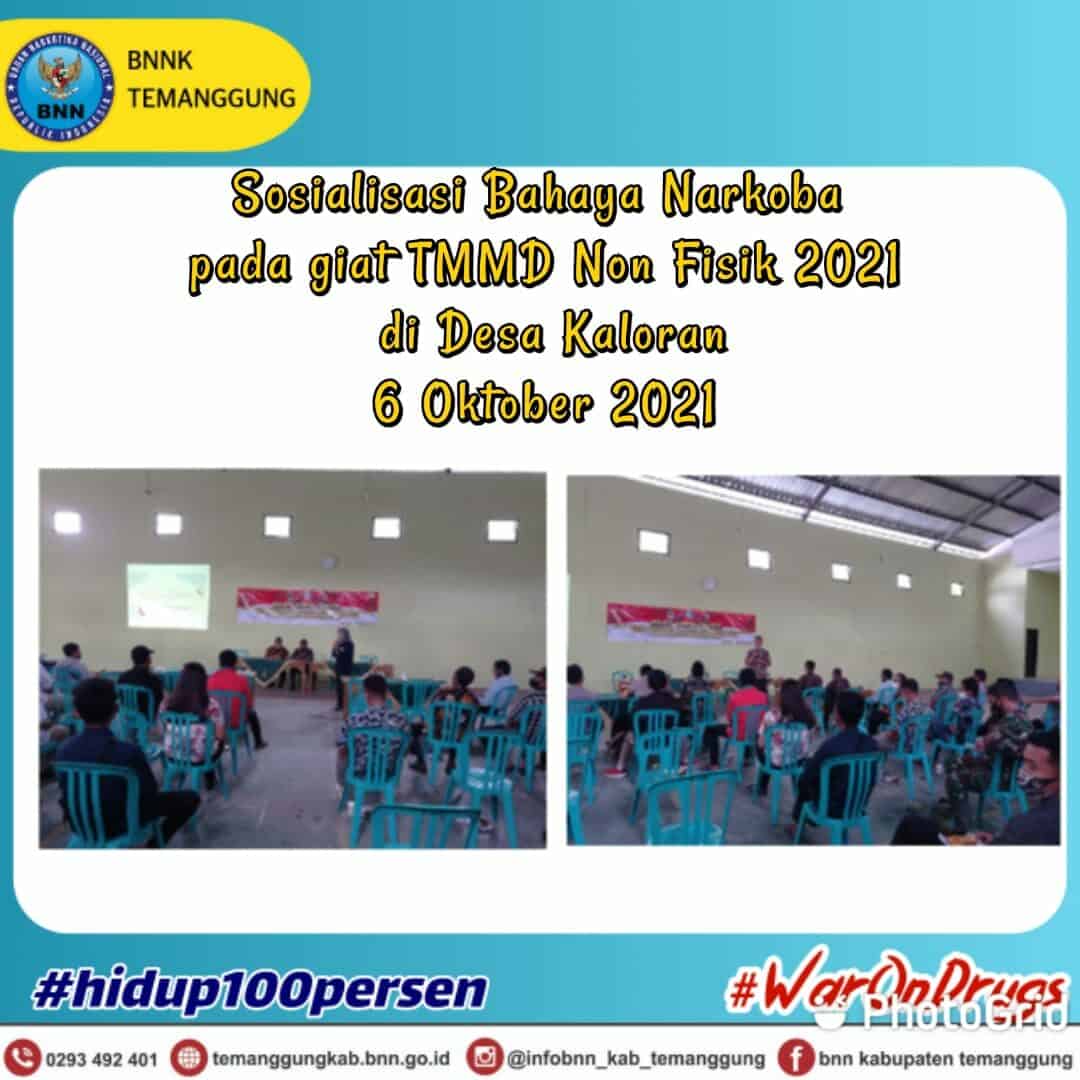 Sosialisasi P4GN dalam rangka Giat TMMD Non Fisik 2021 di Desa Kaloran Sosialisasi P4GN dalam rangka Giat TMMD Non Fisik 2021 di Desa Kaloran