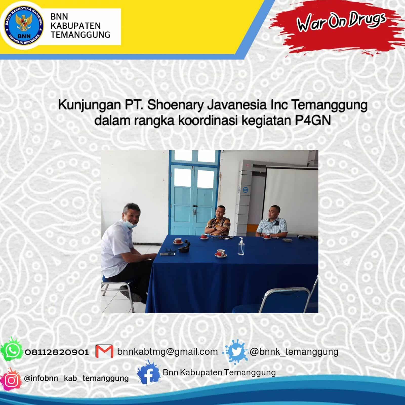 Kujungan PT. SJI Temanggung dalam rangka Koordinasi Kegiatan P4GN Kujungan PT. SJI Temanggung dalam rangka Koordinasi Kegiatan P4GN